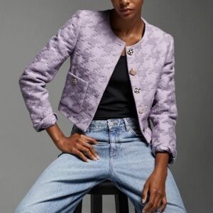 Mango blazer NWT Large Lilac